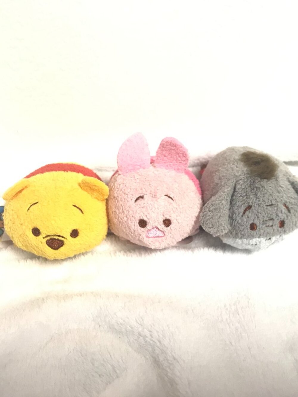 Disney Tsum Tsum Mini Plush Bundle Winnie the Pooh Piglet Eeyore 3pc